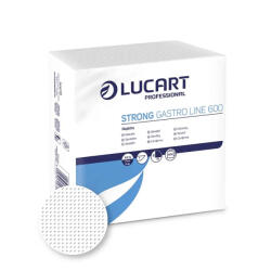 Lucart Szalvéta éttermi 1 rétegű 600 lapos hófehér Strong Gastro Line Lucart_832334 - toptoner