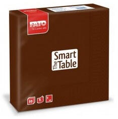 FATO Szalvéta 2 rétegű 33 x 33 cm 50 lap/cs Fato Smart Table csokoládé_82622400 - toptoner
