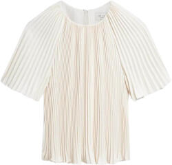 TED BAKER Top Agara Pleated Short Sleeve 279280 ivory