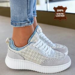  Обувки естествена кожа HX-7203 Grey