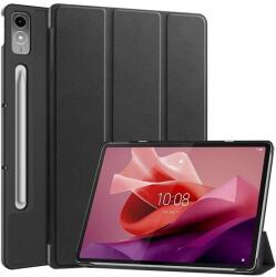 Gigapack Carcasă pentru birou, efect piele (FLIP activ, deschidere laterală, funcție suport birou TRIFOLD, suport pix tactil) NEGRU GP-149851 (GP-149851)