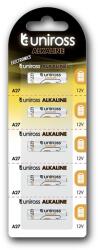 Uniross A27/27A 12V alkáli elem 5db/csomag