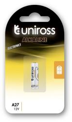 Uniross A27/27A 12V alkáli elem 1db/csomag
