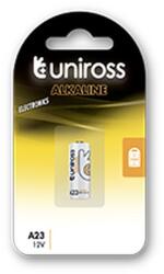 Uniross A23/23A 12V alkáli elem 1db/csomag