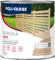 Poli-Farbe Boróka Base Oldószeres Fakonzerváló Alapozó 2, 5L Bb01 Színtelen