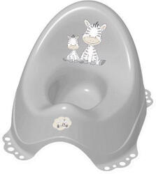 MALTEX Csúszásmentes bili dallamokkal Zebra - grey