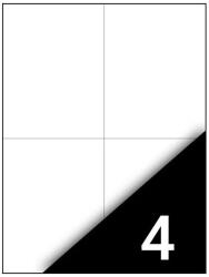 Etikett 105x148mm 100lap