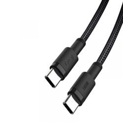 XO Design Cablu Date si Incarcare USB-C - USB-C XO Design NB-Q199, 100W, 1.5m, Negru - gsmnet