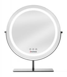 Humanas HM Scarlet LED fém sminktükör, 360° elforgatható, integrált érintő gombok, 3 színhőmérséklet, (HS-HM SCARLET)