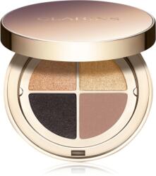 Clarins Ombre 4 Colour Eye Palette paletă cu farduri de ochi pentru un efect de lunga durata culoare 08 - Amber Gradation 4.2 g