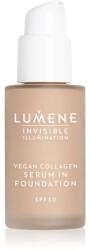 Lumene Invisible Illumination Vegan Collagen Serum in Foundation make-up cu textura usoara cu efect de nutritiv SPF 30 2 30 ml