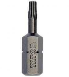 TOYA csavarhúzó bitfej, torx, 1/4"x25 mm, T10, 10 db (YT-78141)