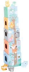 Legler Stacking Tower Pastel Animals toronyépítő játék 12m+ 10 db