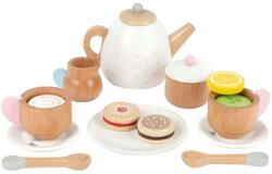 Legler Wooden Tea Set with Cookies játékkészlet fából készült 3 y+ 17 db