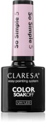 Claresa SoakOff UV/LED Color So Simple géles körömlakk árnyalat 5 g