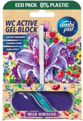 Ambi Pur Ambipur aktív wc gél blokk 45g wild hibiskus
