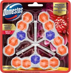 Domestos Aroma Lux Dahlia Wish WC frissítő blokk 3 x 50 g