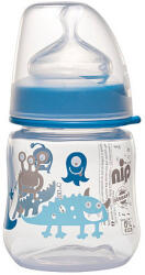 Nip PP széles szájú cumisüveg 150ml szilikon tejes etetőcumival