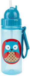 Skip Hop Zoo bögre szívószállal PVC és BPA mentes PP Bagoly 12m+ - vital24