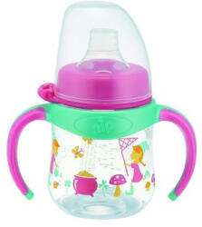 Nip Tanuló pohár szilikon itatócsőrrel 150ml lányos 6+