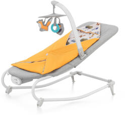 KinderKraft Felio 2 Forest Yellow vibráló ugráló dallammal 0m+, 9 kg-ig