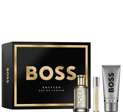 HUGO BOSS Boss Bottled Szett - EDP 100 ml + EDP Zsebparfüm 10 ml + Tusfürdő 100 ml - parfummania