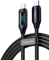 Toocki USB C - Lightning PD 20W kábel 1m digitális kijelzővel (TXCTL-XY01-20) (TXCTL-XY01-20)