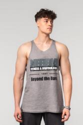 NEBBIA Washed-off Oversized Stringer MAX OUT 359 - light grey (XXL) - NEBBIA