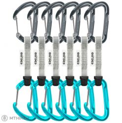 EDELRID Pure Wire Set Sixpack expressz szett, 10 cm, 6 db, slate-icemint