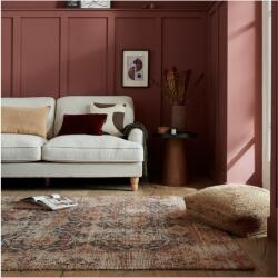 Flair Rugs Flair szőnyegek Miley Jute hagyományos négyszögletes szőnyeg, 80 x 150 cm, 2000 g/m2, 65% juta, 25% poliészter, 10% pamut, kék