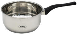Rosberg Cratita cu fund dublu Rosberg R51210E20K, 20 cm, 2, 9 L, Maner bachelita, Inox (R51210E20K silver)