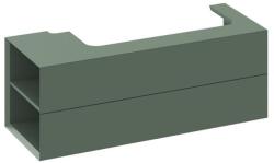 RAVAK SD Lite 120 B/J fürdőszobai szekrény mosdó, grey green, balos X000001882 (X000001882)