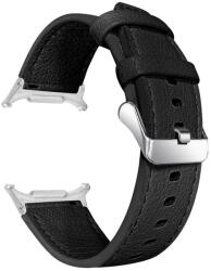 Gigapack Samsung Watch Ultra eSIM 47 mm GIGAPACK Pótszíj Egyedi Méret, Valódi bőr, Fekete