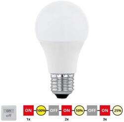 EGLO 11562 - LED Szabályozható izzó E27/10W/230V - STEPDIMMING neutrál 11562 (EG11562)