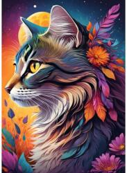 Bluebird Puzzle 90942 - Floral Cat - 500 db-os puzzle (90942)