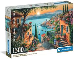 Clementoni Puzzle Clementoni, Peisaj mediteranean la apus, 1500 piese (N00031729_001w) Puzzle