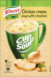 Knorr Cup a Soup bögrés instant csirkekrémleves zsemlekockával 16 g