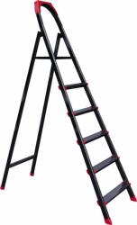  Стълба LEO 4+1 - 47x101xh148cm ЧЕРНА (MRD - 004-B) (0157230)