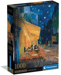 Clementoni Museum Collection: Van Gogh - Kávézó terasz éjjel 1000 db-os puzzle poszterrel - Clementoni (39969) - jatekshop