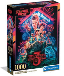 Clementoni Stranger Things 3. évad 1000 db-os puzzle poszterrel - Clementoni (39979) - jatekshop
