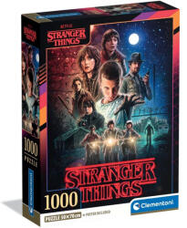 Clementoni Stranger Things 1. évad 1000 db-os puzzle poszterrel - Clementoni (39978) - jatekshop
