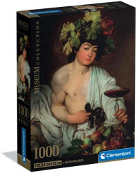 Clementoni Museum Collection: Caravaggio - Bacchus 1000 db-os puzzle poszterrel - Clementoni (39977) - jatekshop