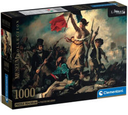 Clementoni Museum Collection: Eug? ne Delacroix - A szabadság vezeti a népet 1000db-os puzzle - Clementoni (39973C)