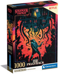 Clementoni Stranger Things - The Piggyback 1000 db-os puzzle poszterrel - Clementoni (39861) - jatekshop