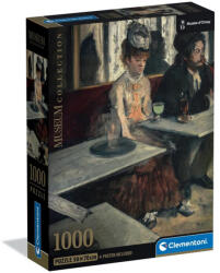Clementoni Museum Collection: Edgar Degas - Egy kávézóban 1000 db-os puzzle poszterrel - Clementoni (39974) - jatekshop