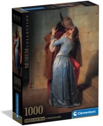 Clementoni Museum Collection: Hayez - A csók HQC 1000db-os puzzle poszterrel - Clementoni (37064) - jatekshop
