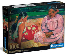 Clementoni Museum Collection: Gauguin - Tahiti nők a tengerparton 1000 db-os puzzle poszterrel - Clementoni (39975) - jatekshop