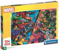 Clementoni Marvel Hősök csatája 104db-os super puzzle - Clementoni (25059) - jatekshop
