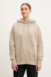 Under Armour felső bézs, női, sima, kapucnis - bézs L