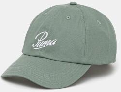 PUMA pamut baseball sapka zöld, sima, 25996 - zöld Univerzális méret